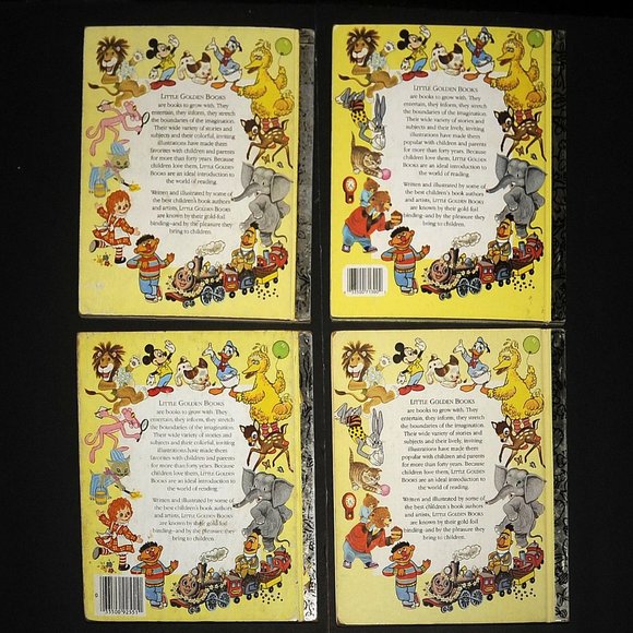 VTG Little Golden Books Lot of 4 Learning, Teaching, Counting ABC's '63 '85 '91 - Picture 2 of 9